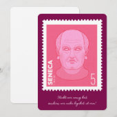 Briefmarke Seneca -   Kaart (Voorkant / Achterkant)