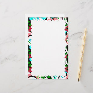 briefpapier met geschulpte rand