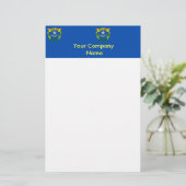 Briefpapier met vlag van Nevada (Staand voorkant)