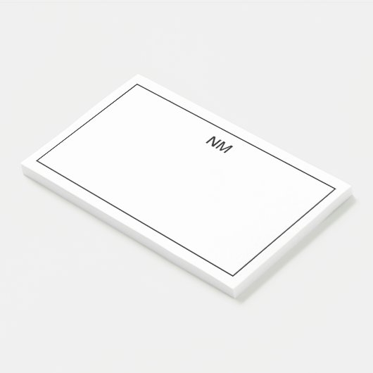  Briefpapier monogrammen Post-it® Notes (Schuin)