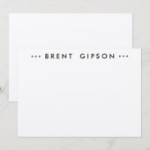 BRIEFPAPIER NOTECARD NOTITIEKAARTJE (Voorkant / Achterkant)