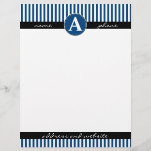 Briefpapier, op maat en met monogram briefhoofd