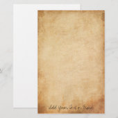 Briefpapier papier 2 (Voorkant / Achterkant)