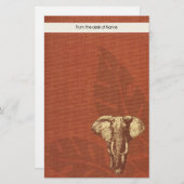 Briefpapier Safari Elephant (Voorkant / Achterkant)