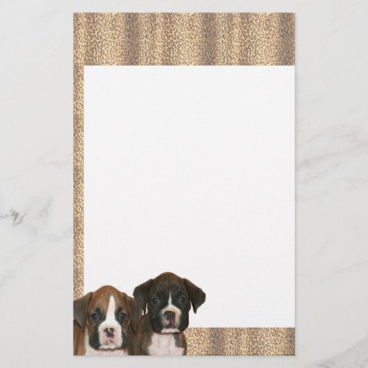 Briefpapier van de zwarte pups (Voorkant)