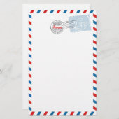 briefpapier van het Collectie van de rode posterij (Voorkant / Achterkant)