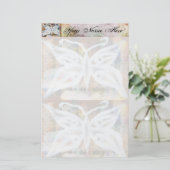 Briefpapier van vlinder (Staand voorkant)