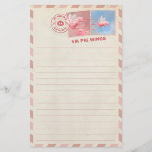 Briefpapier voor vliegende varkens