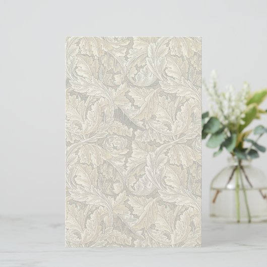 Briefpapier: William Morris Ontwerp: Acanthus Scro Briefpapier (Staand voorkant)
