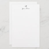 briefpers Griffin Line Art Briefpapier (Voorkant / Achterkant)