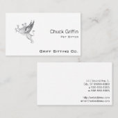  briefpers Griffin Line Art Visitekaartje (Voorkant / Achterkant)