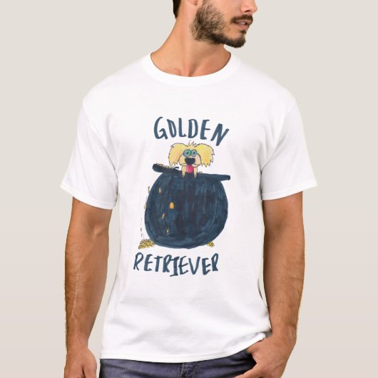Brielle's Golden Retriever T-Shirt (Voorkant)