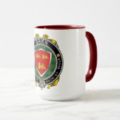 Brien/Bryan Irish Shield Combo Mok 15oz (Voorkant rechts)
