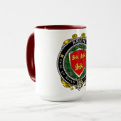 Brien/Bryan Irish Shield Combo Mok 15oz (Voorkant links)