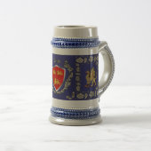 Brien/Bryan Irish Shield Griffin Stein Bierpul (Voorkant rechts)