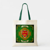 Brien Irish Shield & Celtic Cross Personalized Tote Bag (Achterkant)