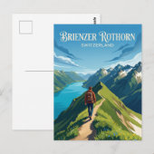 Brienzer Rothorn Zwitserland Briefkaart (Voorkant / Achterkant)