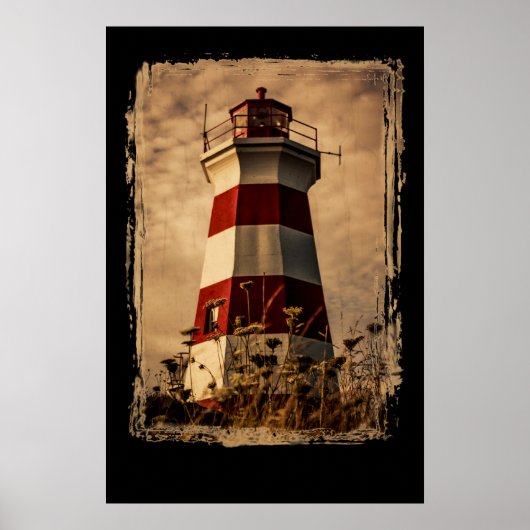 Brier Island LightHouse Poster (Voorkant)