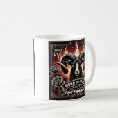 Bries "Né pour diriger" Zodiac Mug (Devant droit)