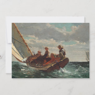 Briesend (Een gunstige wind) Winslow Homer