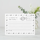 Brieven aan de Baby Advieskaart (Staand voorkant)