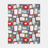 Brieven aan de kerstman fleece deken (Voorkant)