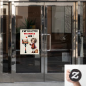 BRIEVEN AAN DE KERSTMAN - Lees maar ... Raamsticker (Kantoordeur)