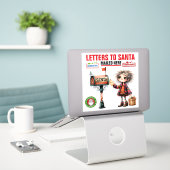 BRIEVEN AAN DE KERSTMAN - Lees... Sticker (Laptop op bureau)