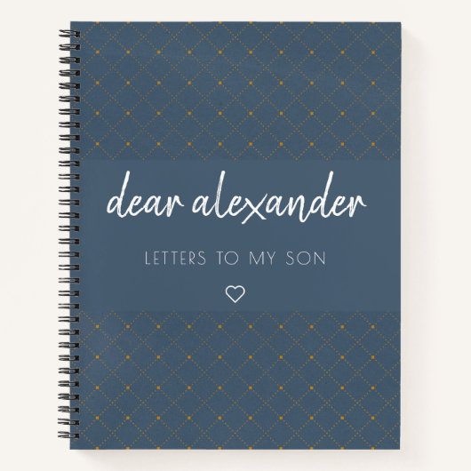 Brieven aan de My Son Keepomwille Journal Notitieboek (Voorkant)