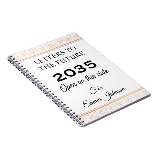 Brieven aan de Toekomst, Persoonlijke Aandenken Notitieboek (Rechterzijde)