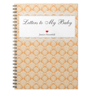 Brieven aan mijn Baby shower Gift Persoonlijke naa Notitieboek