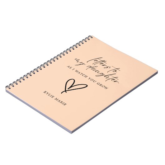 Brieven aan mijn dochter Modern Scripts Notitieboek (Linkerzijde)