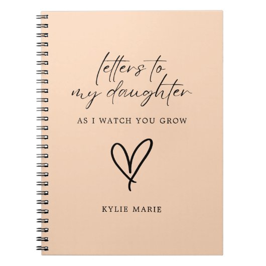 Brieven aan mijn dochter Modern Scripts Notitieboek (Voorkant)