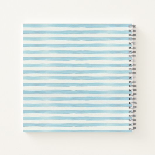 Brieven aan mijn dochter Waterverf Stripes Bicycle Notitieboek (Achterkant)