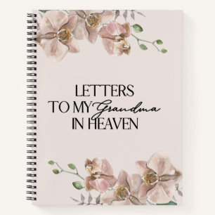 Brieven aan mijn grootmoeder in Heaven notebook Notitieboek