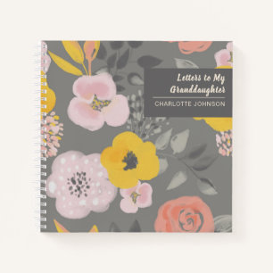 Brieven aan mijn kleindochter Flowers Keepslag Notitieboek