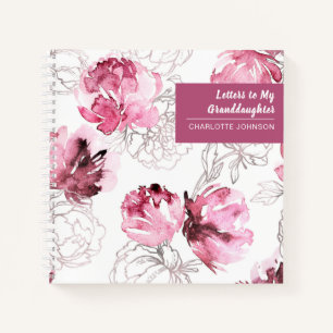 Brieven aan mijn kleindochter Flowers Keepslag Notitieboek