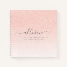 Brieven aan mijn kleindochter Keepsake Memory Pink