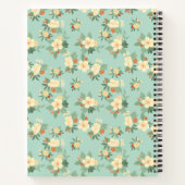 Brieven aan mijn kleindochters  bloemetjes notitieboek (Achterkant)