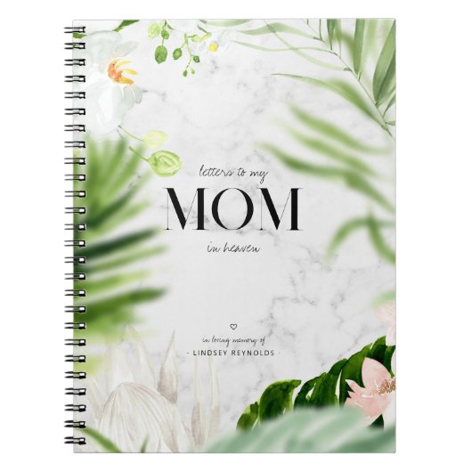 Brieven aan mijn moeder in de hemel | Memorial Jou Notitieboek (Voorkant)