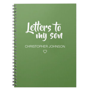 Brieven aan Mijn Son Journal Notitieboek