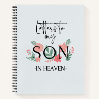 Brieven aan mijn zoon in Heaven Grief Notitieboek