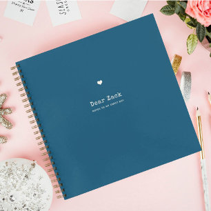 Brieven aan mijn zoon   Keepsake Memory Blue Notitieboek