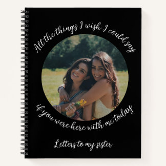 Brieven aan mijn zus: Herinneringsdagboek Notitieboek