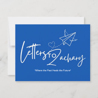 Brieven aan Zachary ansichtkaart Briefkaart