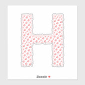 BRIEVEN SAMENGESTELD UIT HARTEN STICKER (Vel)