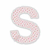 BRIEVEN SAMENGESTELD UIT HARTEN STICKER (Voorkant)