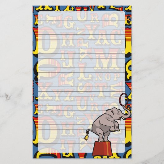 brieven van de Circus; Briefpapier (Voorkant)