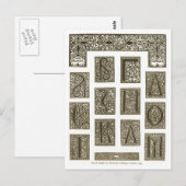 brieven van het Griekse Initiaal, Venetië 1499 Briefkaart (Voorkant / Achterkant)
