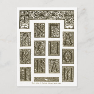 brieven van het Griekse Initiaal, Venetië 1499 Briefkaart